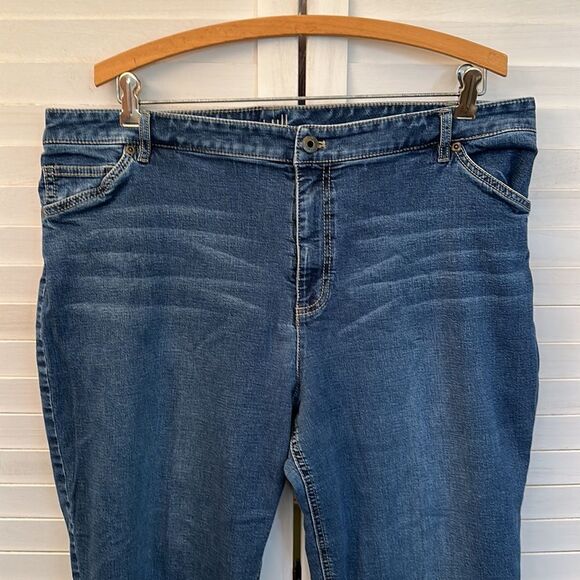 J. Jill Tried & True Crop Jeans Size 18 Stretch - Picture 3 of 16